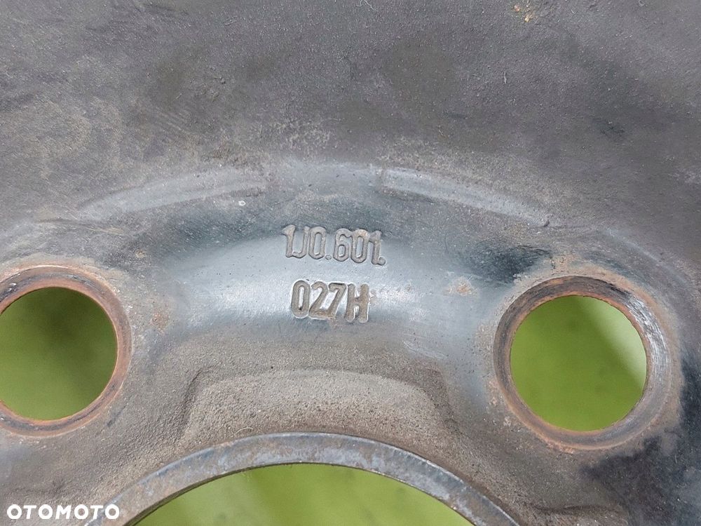 Felgi stalowe 4 SZT KOMPLET VW GOLF IV ET 38 , 6JX15 , 5X100 6Q0601027C - 7