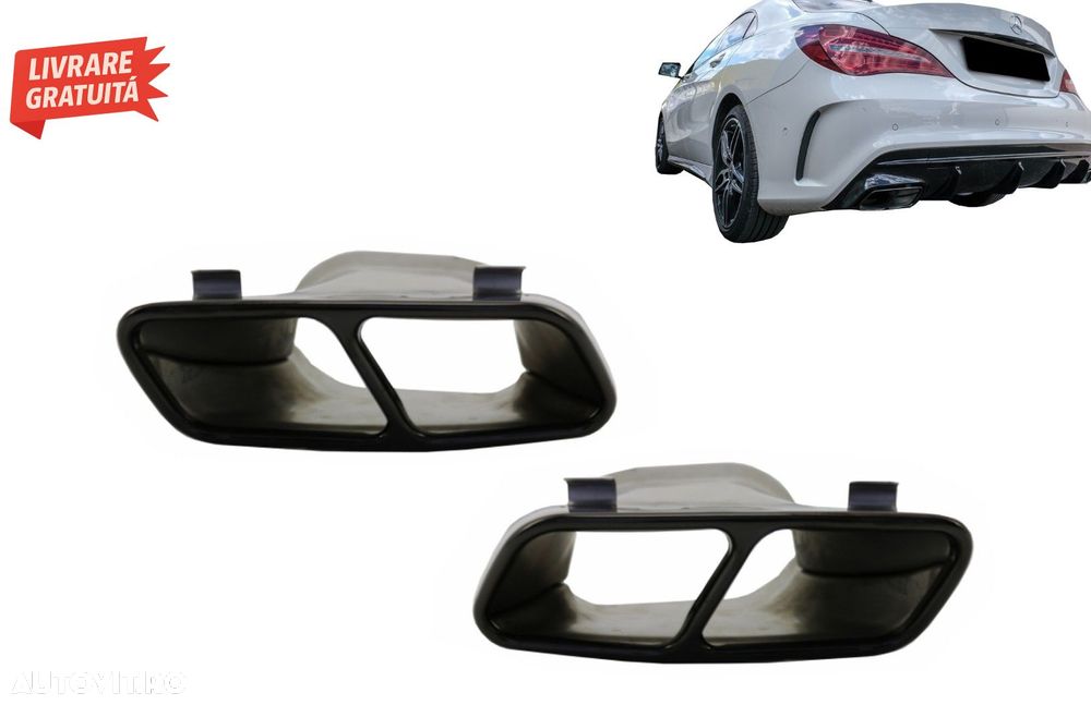 Ornamente pentru sistemul de evacuare Mercedes A-Class W176 (2012-2018) CLA W117 C- livrare gratuita - 23