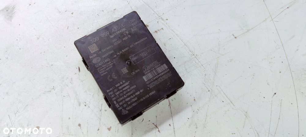 MODUŁ STEROWNIK KEYLESS AUDI Q3 F3 3Q0959435L - 1