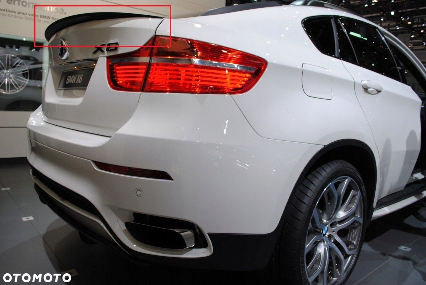 BMW X6 E71 PERFORMANCE SPOILER LOTKA NA KLAPE - 3