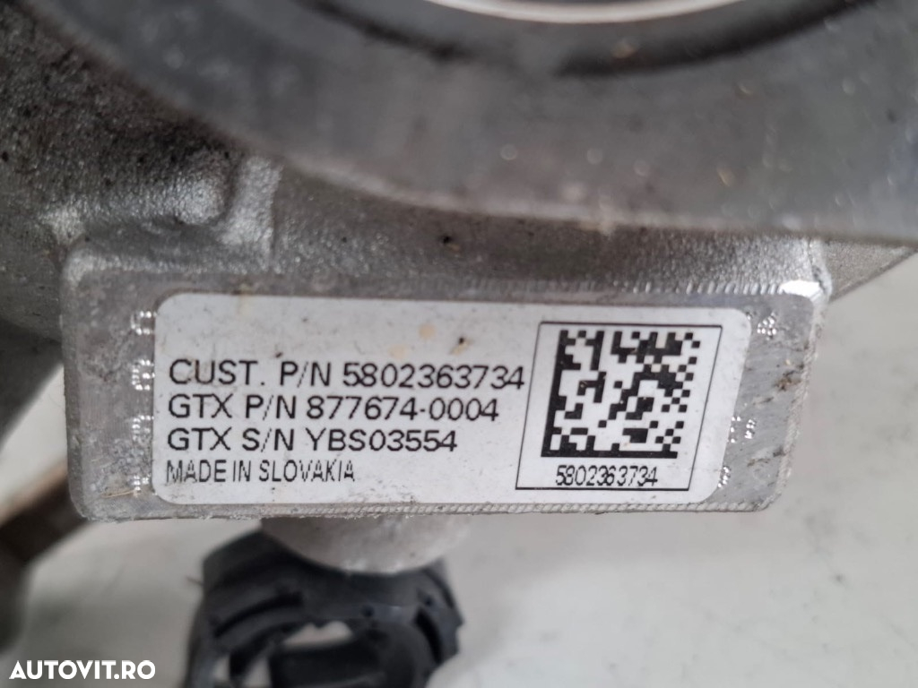 Turbo turbina turbosuflanta FIAT DUCATO 2.3 JTD 5802363734 8779490003 euro 6 2016 2017 2018 2019 2020 2021 - 5