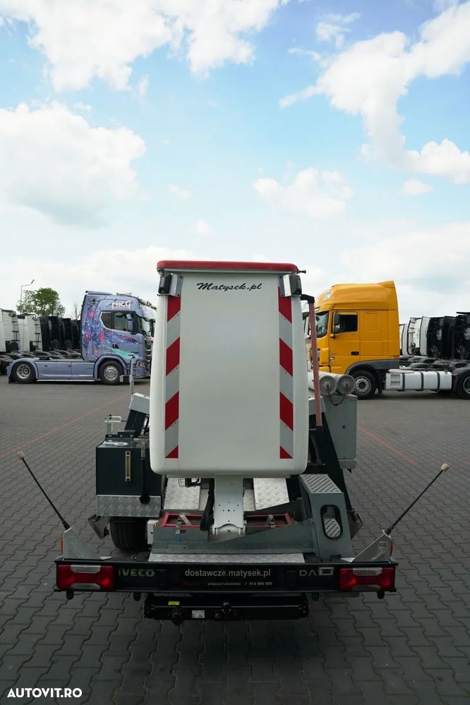 Iveco DAILY 35-140 / Platformă de lucru aeriană / FRANCE ELEVATEUR 141 TLE / 4 STABILIZATOARE / MANUALĂ / 2018 - 21