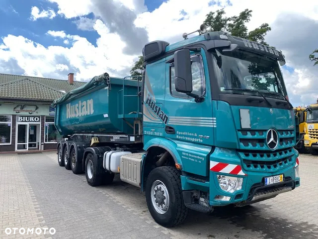 Mercedes-Benz Arocs 1843 4x4 zestaw z naczepa mulda CARNEHL - 3