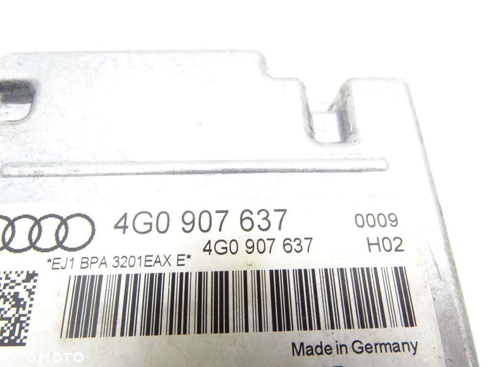 Moduł sterownik sensor przyspieszenia kostka 4g0907637 audi a6 c7 4g - 4