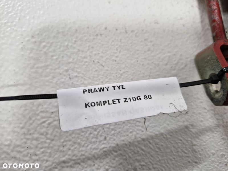NISSAN QASHQAI 2 II J11 ZAWIASY DRZWI PRAWY TYŁ PRAWE TYLNE KOMPLET Z10 G - 5