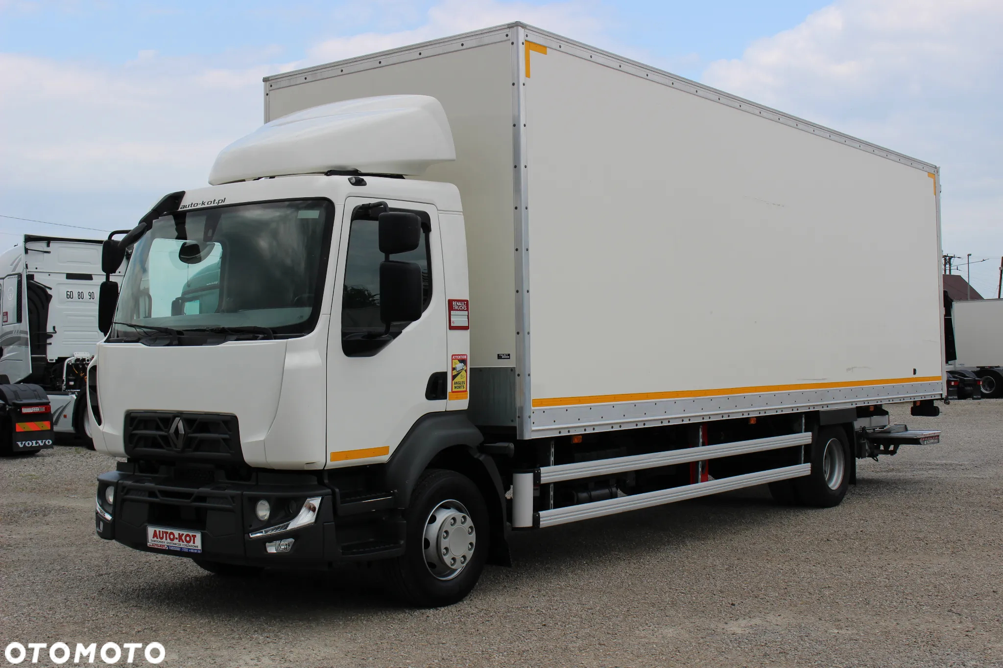 Renault D14 *240KM*/ KONTENER + WINDA /21 PALET / KLIMA / OPONY 80%/SERWIS FR/ SUPER STAN / - 6