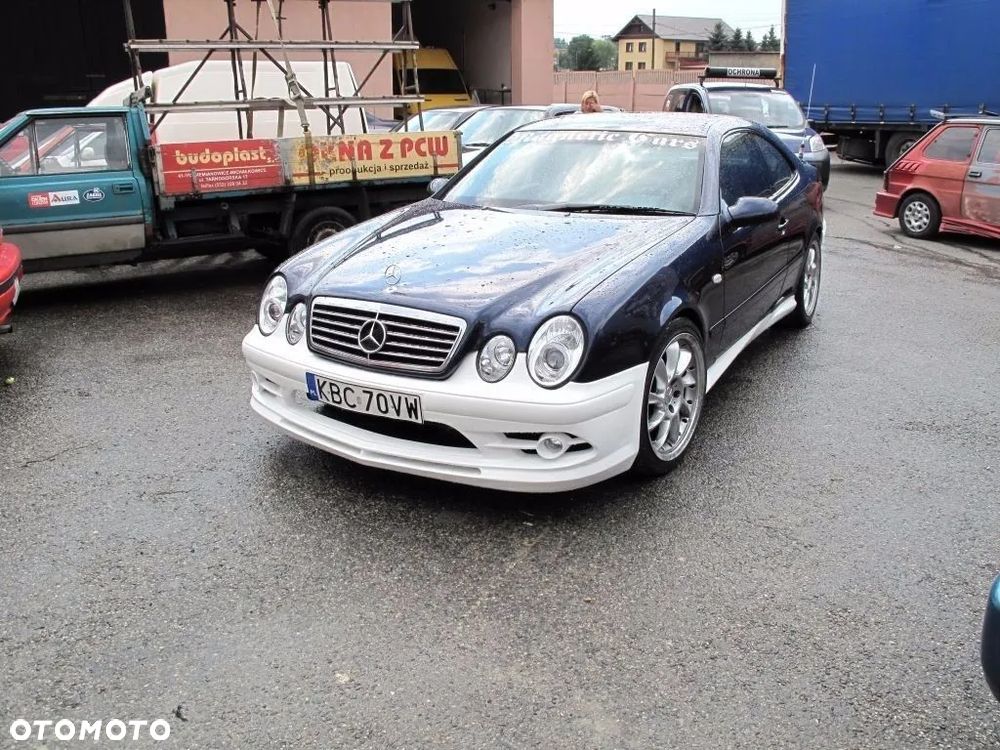MERCEDES CLK W208 AMG ZESTAW OSPOILEROWANIA ZDERZAKI - 5
