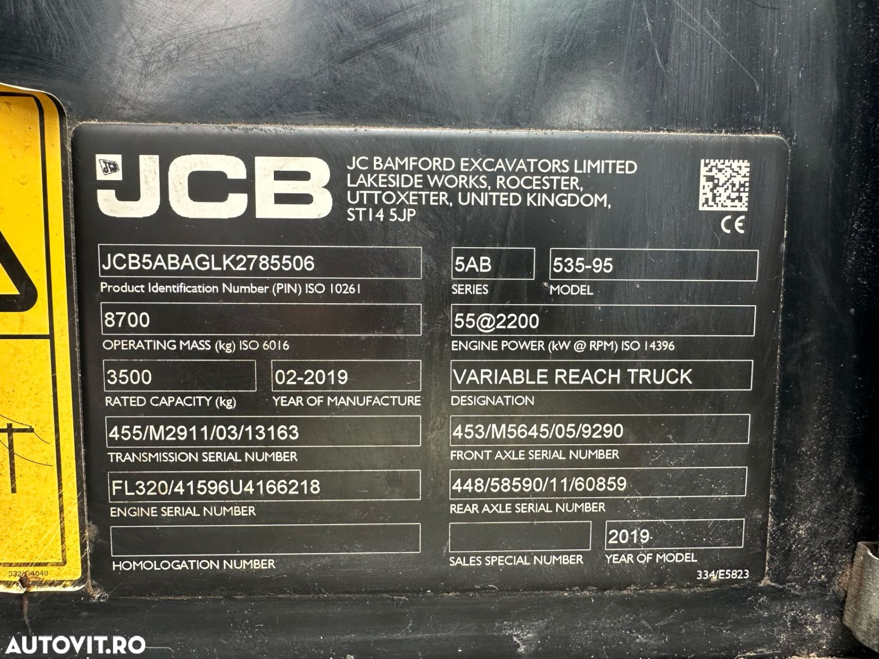 JCB 535-95 Stivuitor Telescopic - 2