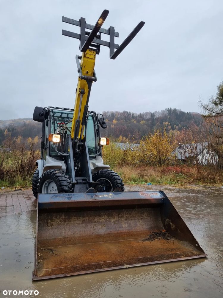 Kramer Ładowarka kołowa 348  JAK NOWA! Import Norwegia Łyżka szufla+ widły Serwisy w Dekra 4koła skręt Zero luzów wycieków Oryginał dodatkowa Hydraulika Yyanmar silnik - 7