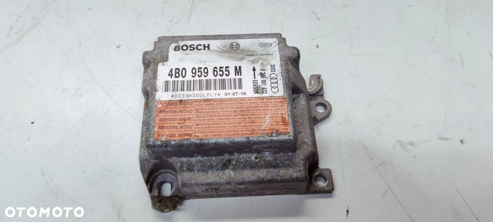 SENSOR STEROWNIK PODUSZEK AIRBAG AUDI A6 C5 4B0959655M - 1