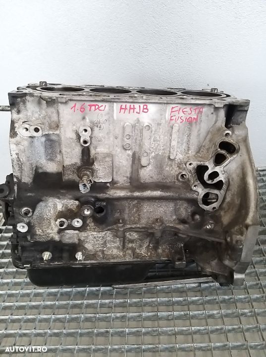 Bloc motor complet ambielat 1.6 tdci hhjb ford fiesta 5 fusion 2004-2008 - 4