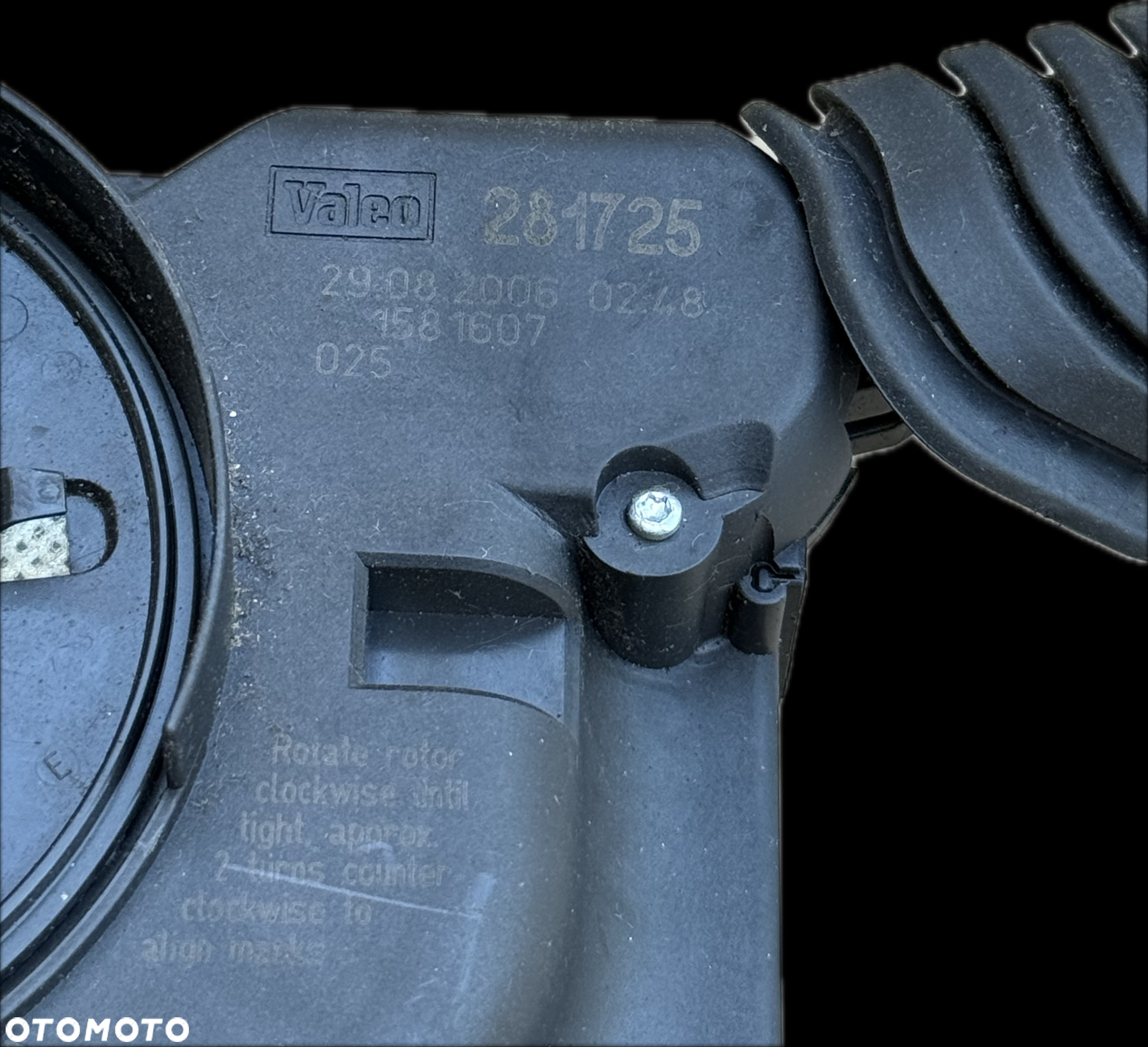 Manetka Przełącznik zespolony Taśma Airbag Opel Astra H 93181313 - 4