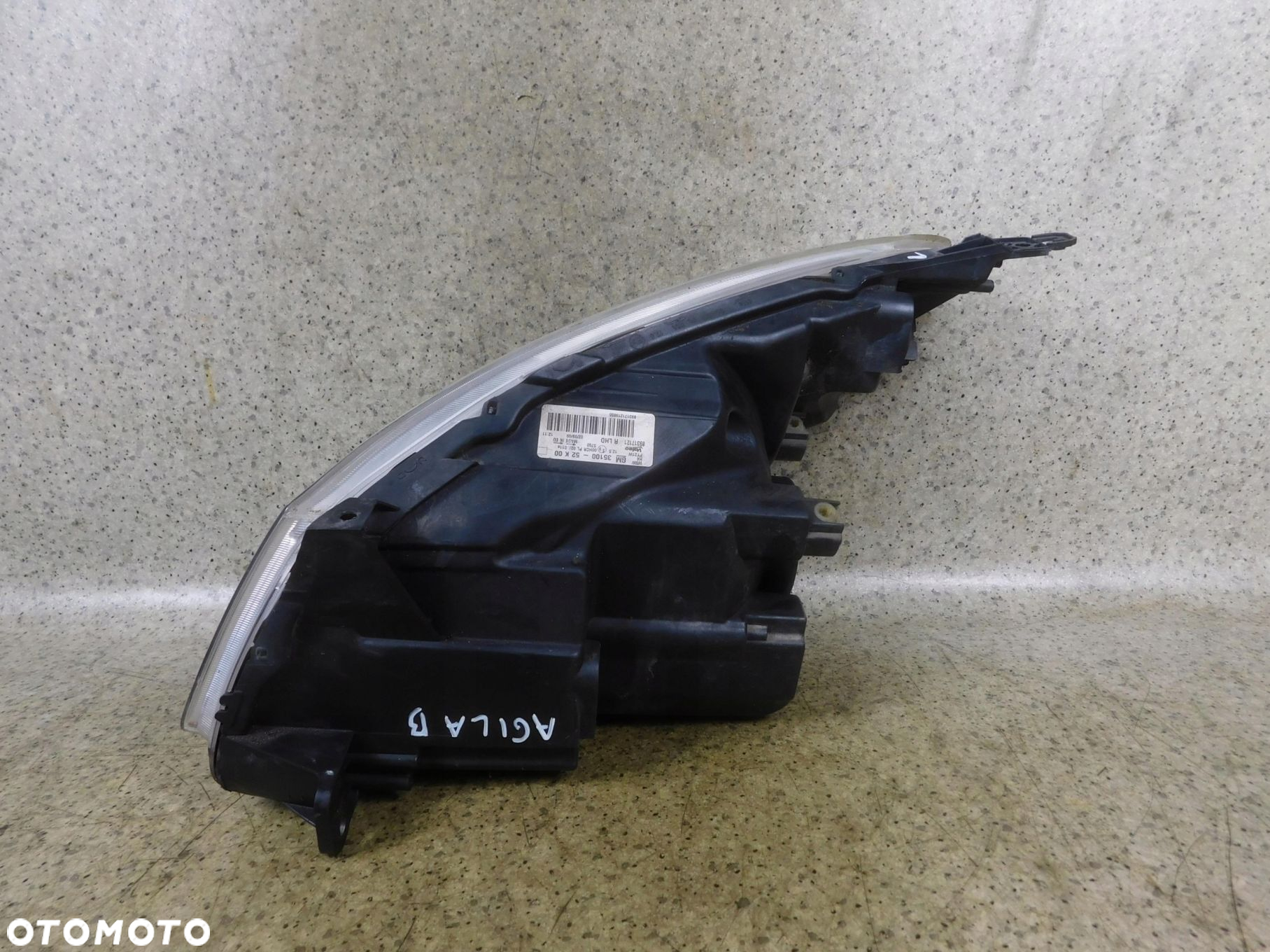 35100-52K00 Lampa Prawy Przód Europa Opel Agila B 1.0 2010-2011 - 2