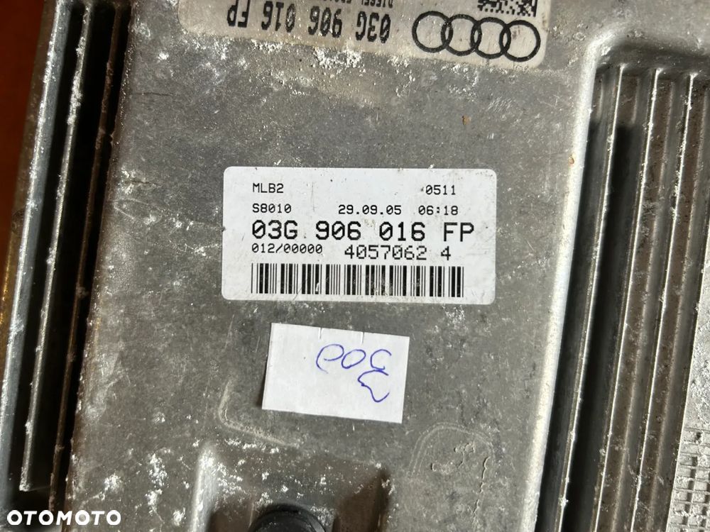 KOMPUTER, STEROWNIK AUDI A4 B7 2.0 TDI 03G906016FP 0281012128 - 3