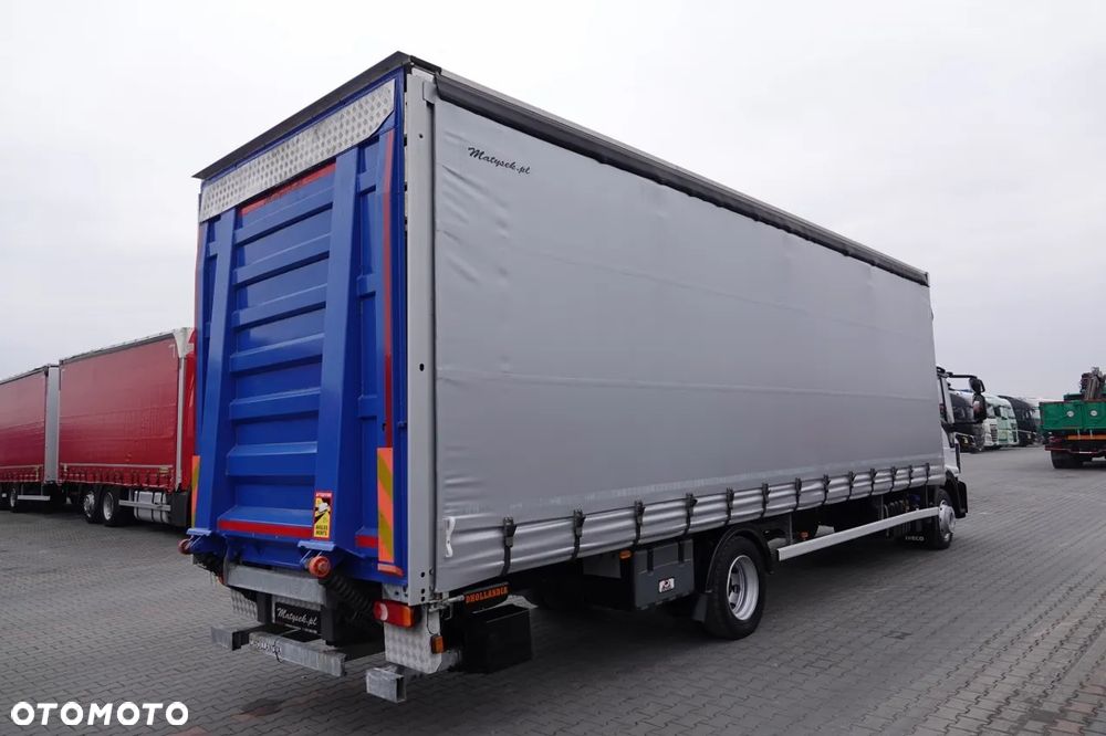 Iveco EUROCARGO / 12. 190 / FIRANKA - 8,5 m / SOLÓWKA / WINDA ZAŁADOWCZA / PO KONTRAKCIE SERWISOWYM / EURO 6 - 6