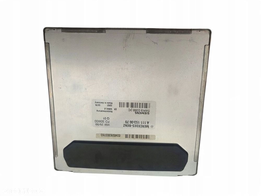 KOMPUTER STEROWNIK SILNIKA MERCEDES E W210 LIFT (1999-2002) 2.0 Kompressor 163KM A1111530679 - 1