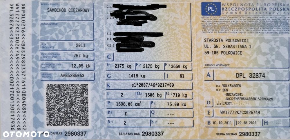 Volkswagen Caddy Standard - 11