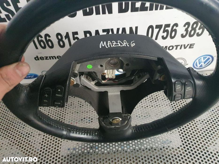 Volan Din Piele Cu Comenzi Mazda 6 Stare Foarte Buna Volan Din Piele Cu Comenzi Mazda 6 Stare Foart - 3