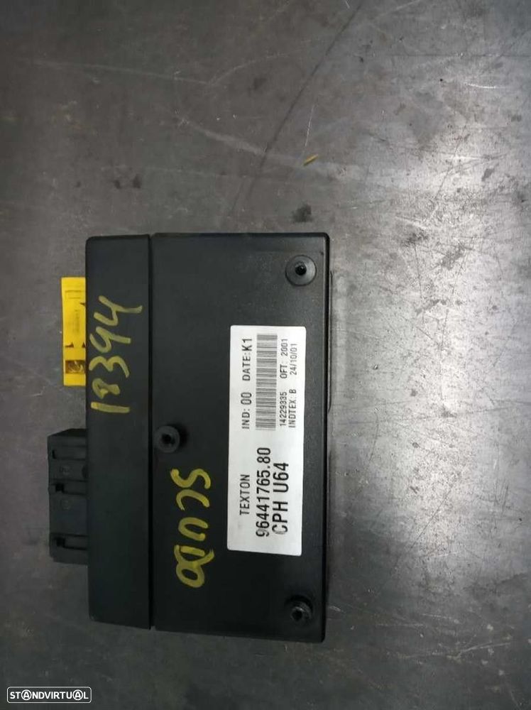 CENTRALINA IMOBILIZADOR FIAT SCUDO FURGÃO 2002 -9644176580 - 1