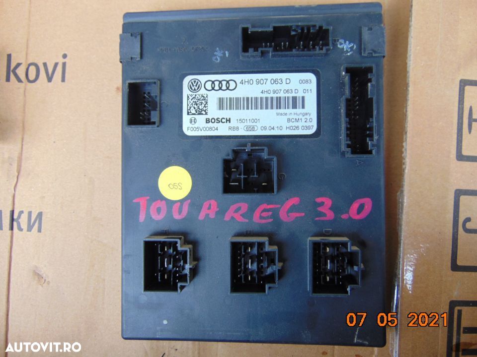 Bordnetz VW Touareg 7p Audi a8 modul bcm modul confort dezmembrez touareg 7p 3.0 - 1