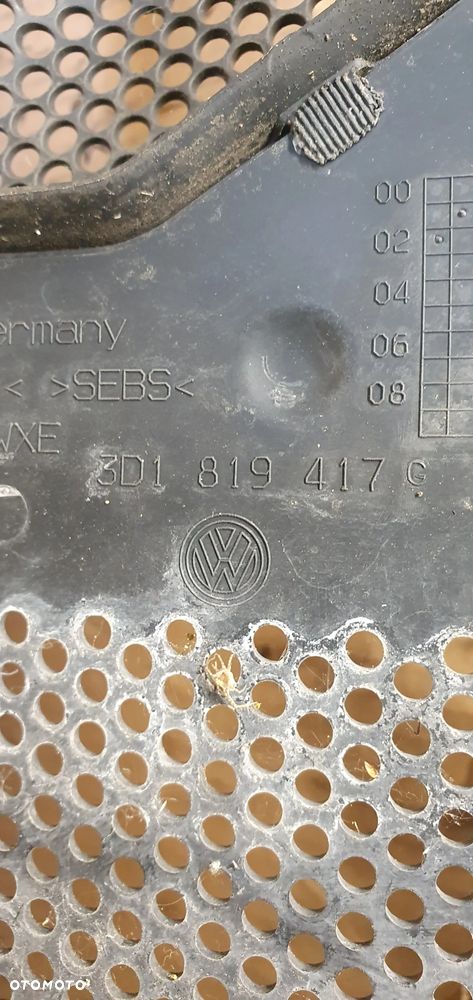 Podszybie osłona podszybia VW Phaeton 3D1819417G - 6