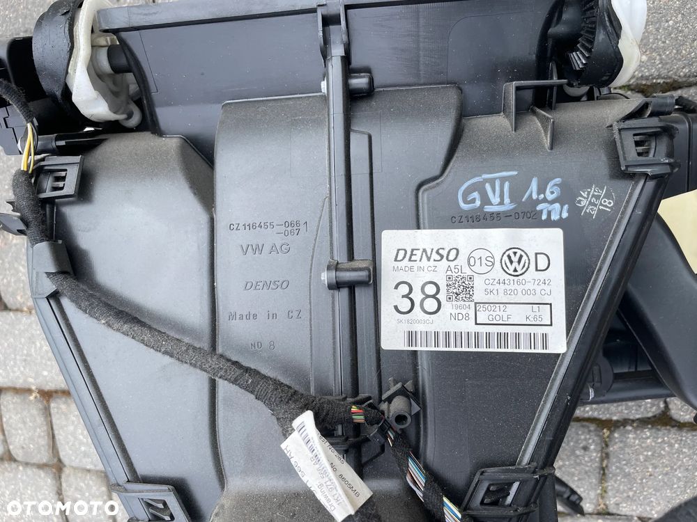 VW GOLF VI NAGRZEWNICA KOMPLETNA climatronic Europa - 2