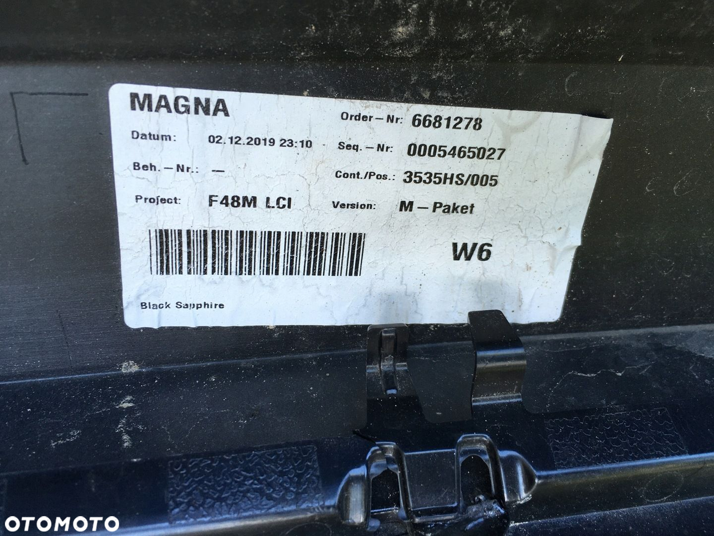 BMW X1 F48 LIFT LCI M PAKIET ZDERZAK PRZEDNI ORG - 11