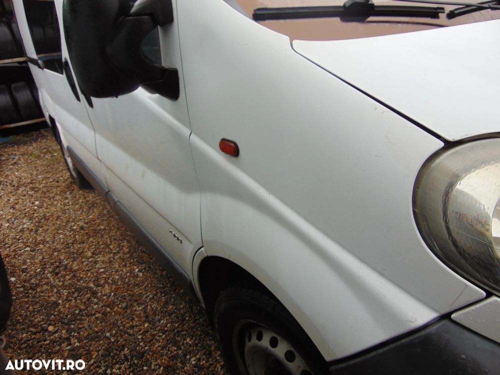 Aripa renault Trafic 2002-2013 aripi Opel vivaro stanga dreapta alba - 5