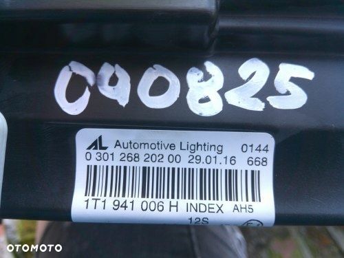 VW TOURAN 1T1 LIFT 10-15 PRAWA PRZEDNIA LAMPA ORYGINAŁ 1T1941006H - 10