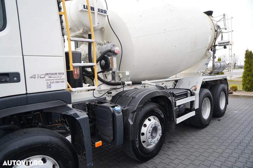 Volvo FMX 410 / 8x4 / BETONIERĂ / BETONIERĂ / LIEBHERR / 9 M3 / I-SHIFT / JANTE DIN ALIAJ / EURO 5 - 12