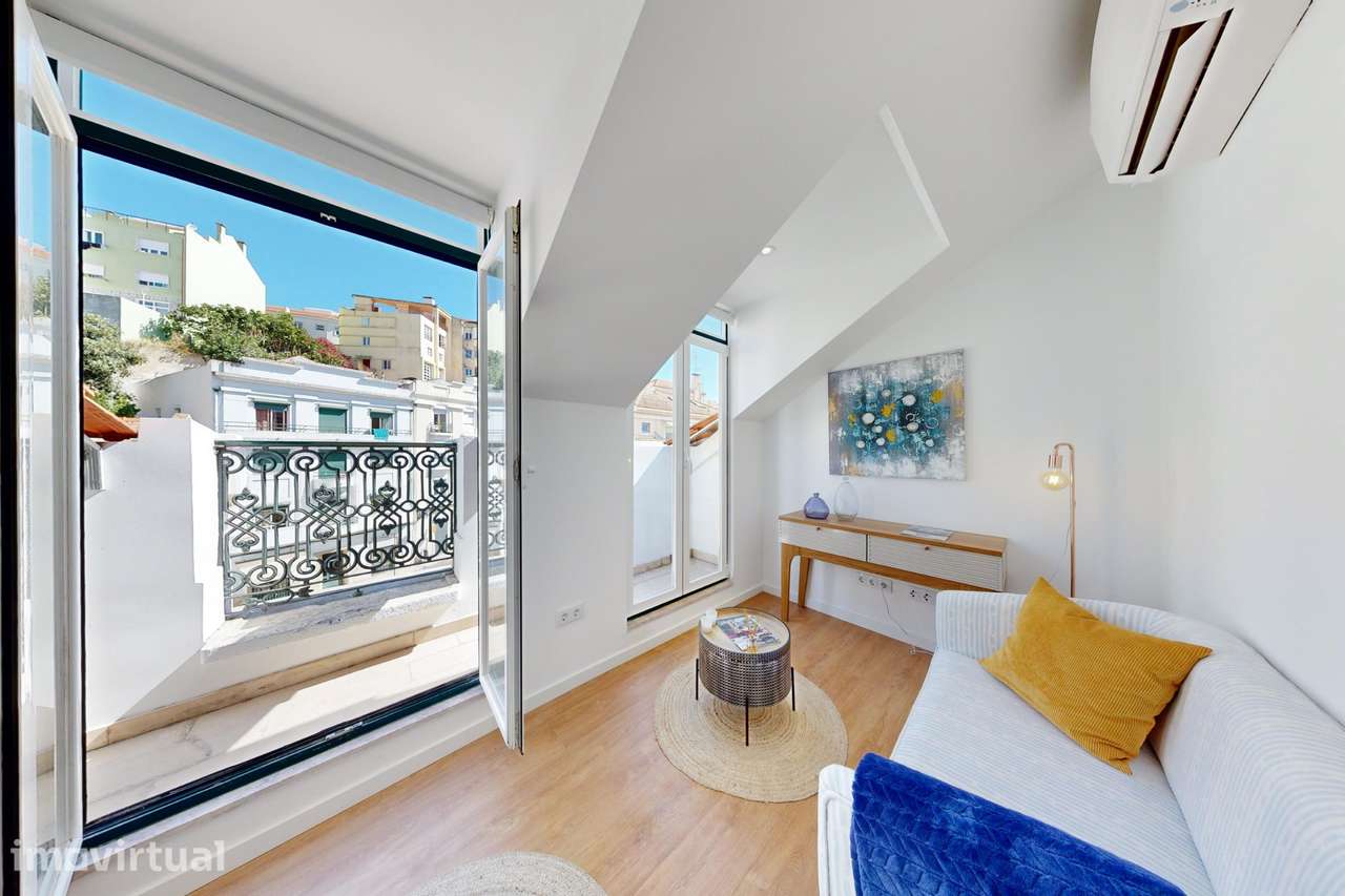 Excelente Apartamento T2 totalmente recuperado, mobilado e... - Grande imagem: 5/24