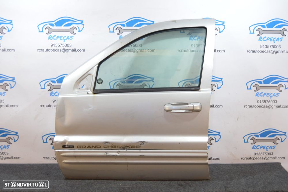 PORTA PORTAS FRENTE FRONTAL ESQUERDA JEEP GRAND CHEROKEE II 2 MK2 WJ WG 55135923AB FECHO ELEVADOR MOTOR PUXADOR VIDRO RETROVISOR RETROVISORES - 1