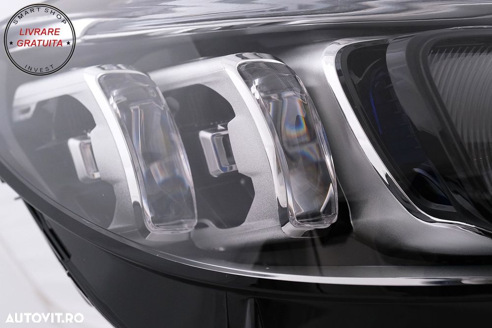 Faruri Full Multibeam LED Mercedes C-Class W205 S205 (2014-2018) LHD- livrare gratuita - 4