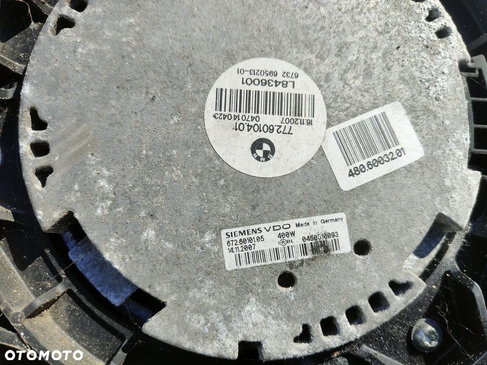 BMW E60 E61 2.0d 2.5d 3.0d Wentylator klimatyzacji 7796832 - 3