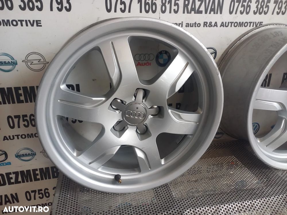 Jante Janta Aluminiu R17 Audi A4 B8 A5 A3 A6 Etc. Model Dupa 2010 7.5Jx17 ET28 - 8