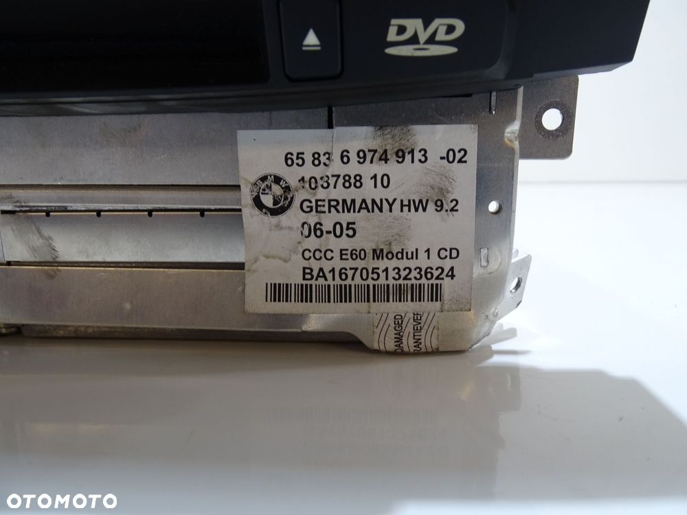 RADIO CZYTNIK NAWIGACJI CCC BMW E60 E61 6974913 (4555839) - 3