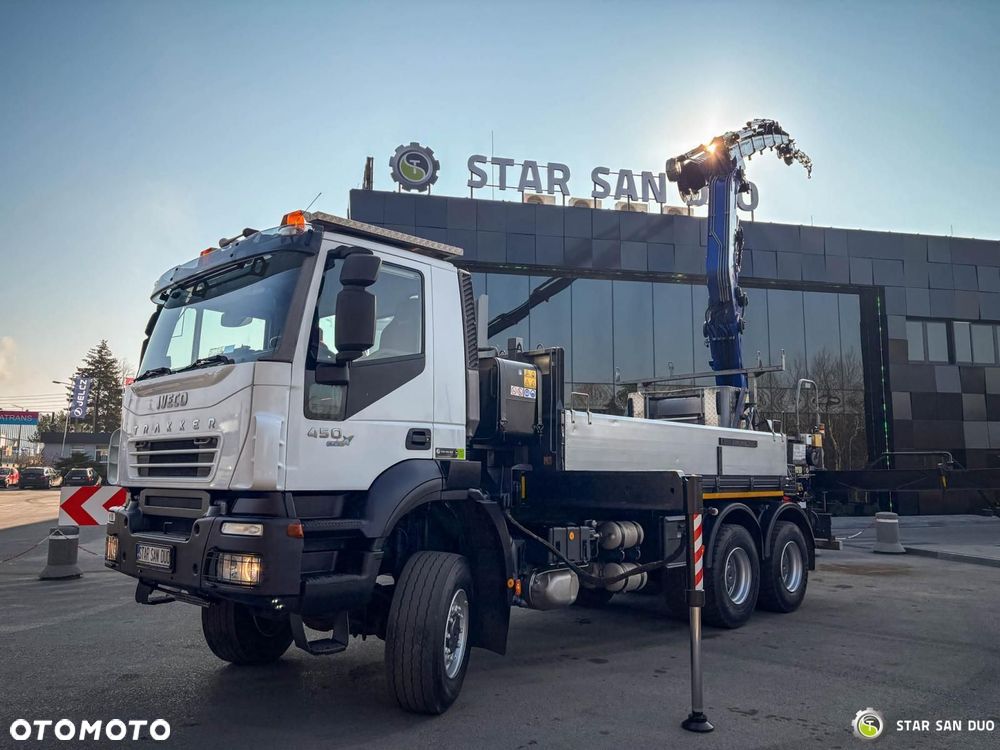 Iveco Iveco TRAKKER 450  6x6 PM 44 FLY JIB Żuraw Kosz - 11