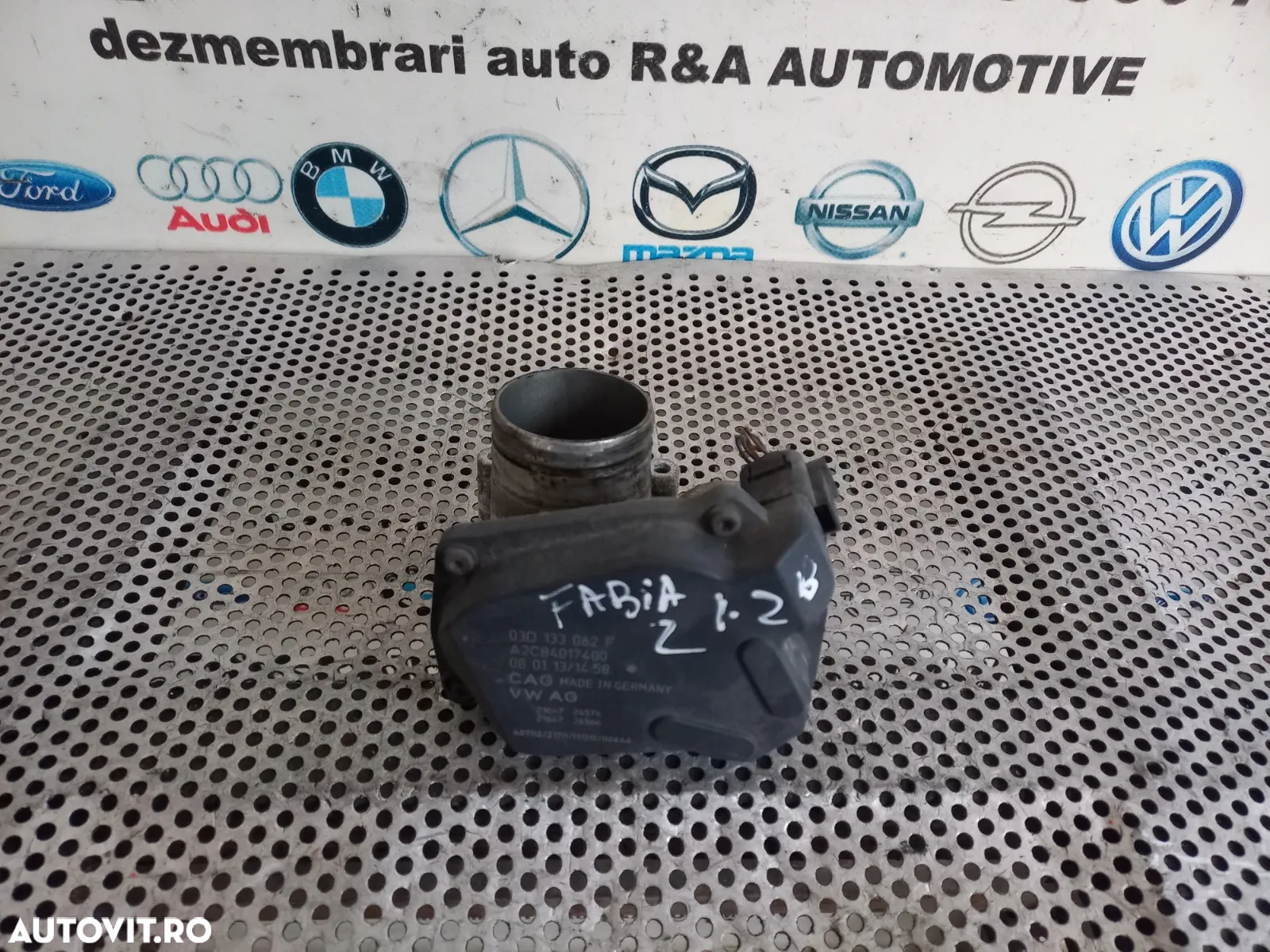 Clapeta acceleratie Vw Skoda 1.2 Benzina Motor CGP Cod 03DF Fabia 2 Polo Ibiza Up etc - Dezmembrari - 4