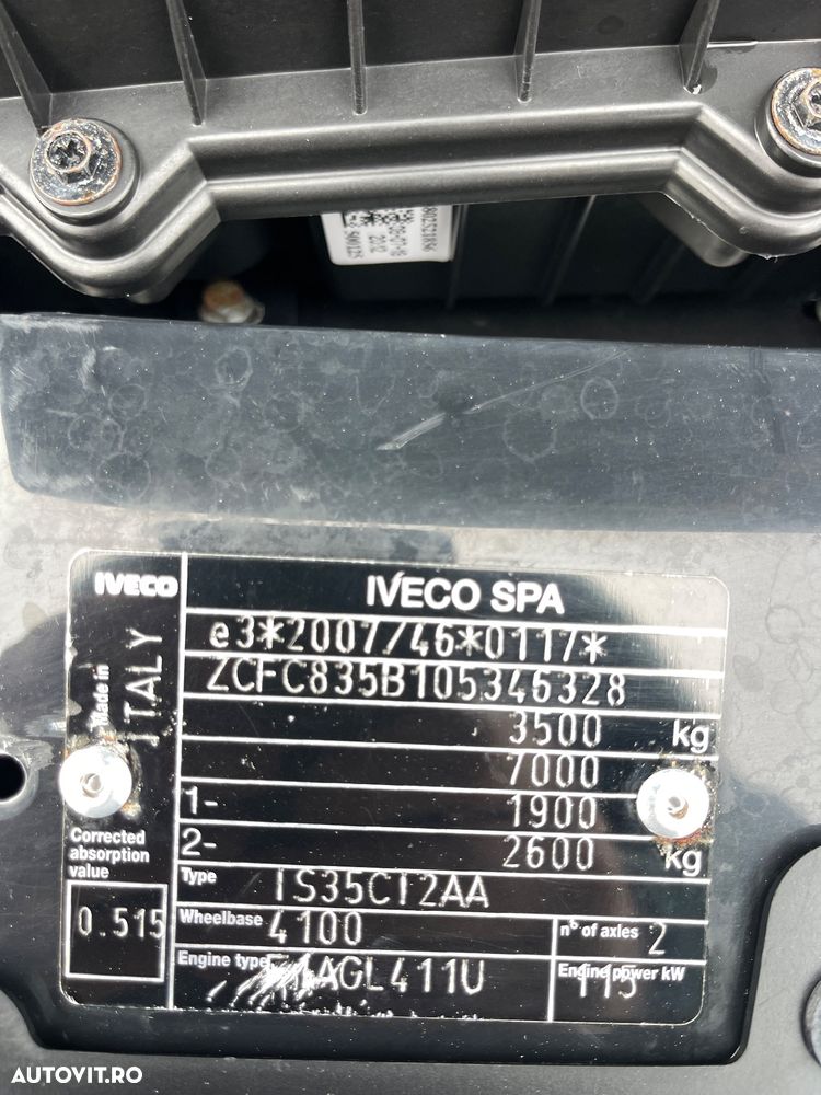 Iveco Daily Doka 35C16 6LOCURI  PUNTE DUBLA  BASCULABIL - 33