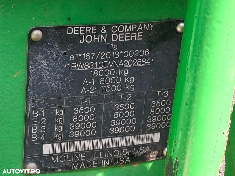 John Deere 8R 310  4x4 - 14