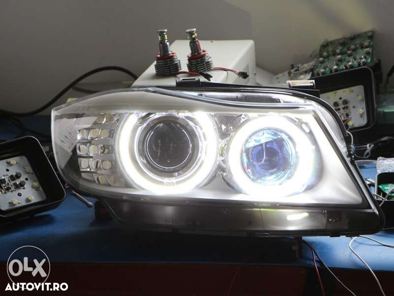 Led Marker alb pentru ANGEL EYES BMW 80W E92 E93 F01 F02 E84 X1 X5 e70 X6 e71 H8 - 8