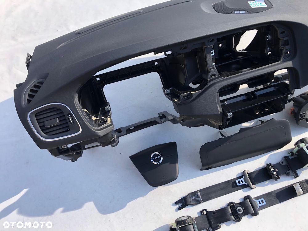 VOLVO V40 DESKA KONSOLA KOKPIT PULPIT PÓŁKA PARAPET PODUSZKI AIRBAG PASY PAS oryginał !!! OKAZJA !!! - 20