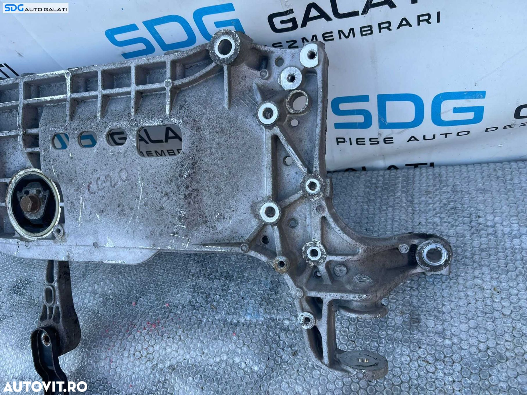 Jug Cadru Punte Fata Suport Tampon Motor Volkswagen Passat B7 2010 - 2015 Cod 3C0199369H [L7081] - 4
