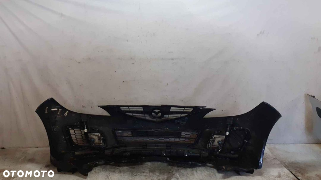 + ZDERZAK PRZÓD PRZEDNI DO MAZDA 6 GH II 2 SPRYSKIWACZE LAMP XENON 35J GRANAT GRANATOWY HALOGENY - 5