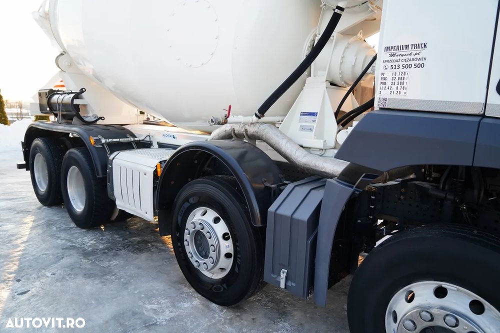 Mercedes-Benz AROCS 3240 / 9M3 BETONIERĂ / 8x4 / BETONIERĂ / AUTOMATĂ / CAMERĂ / JANTE DIN ALIAJ / - 16