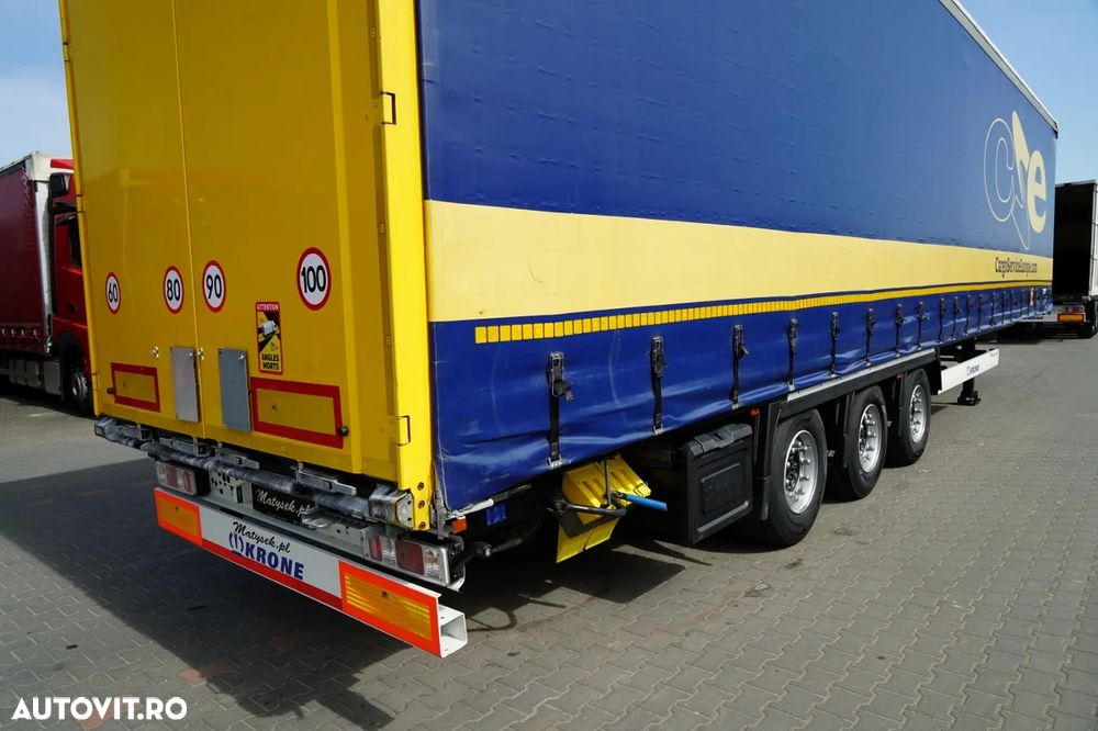 Krone CORTINĂ KRONE / MEGA / ACOPERIȘ RIDICAT / PRELATĂ ARMATĂ / PLATĂ JOSĂ / - 13