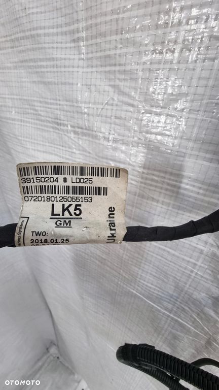 WIĄZKA INSTALACJA ZDERZAKA PDC PRZÓD OPEL ASTRA K V 39150204 - 5