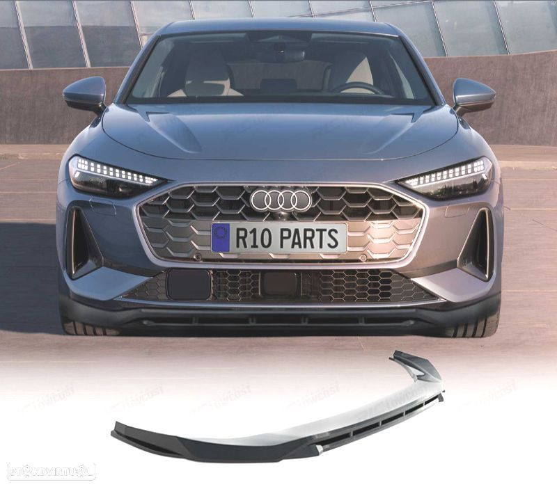 SPOILER LIP AUDI A5 S LINE B10 24- PRETO BRILHANTE - 1