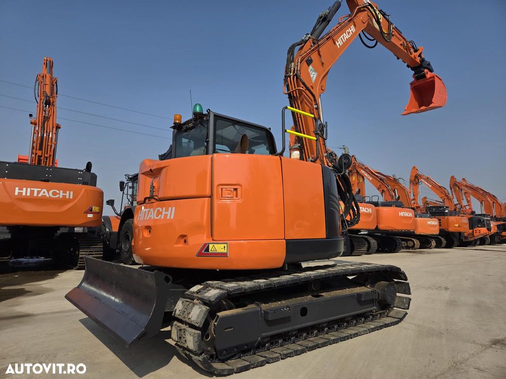 Hitachi ZX85, 2021, 4.054h, LAMA nivilare, CUPLA RAPIDA HIDRAULICA+2 CUPE EXCAVARE NOI+CUPA TALUZ NEINCILNABILA noua, senile pad cauciuc 80% ok, inst picon, Aer cond, camera spate, ridica 4t, revizia facuta, posibilitate leasing 4 ani-PROMOTIE 56.900 EUR+Tva - 1