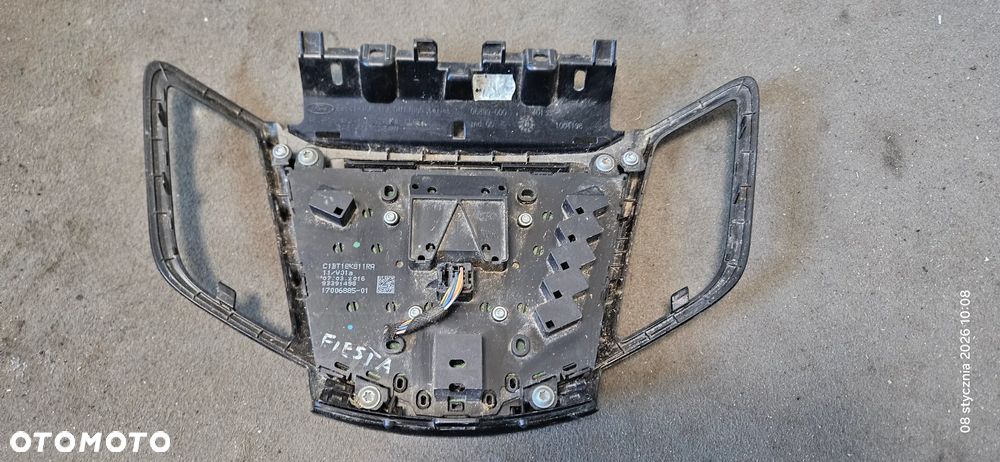 Radio panel ramka radia Ford Fiesta Mk7 2016r C1BT18K811RA - 4